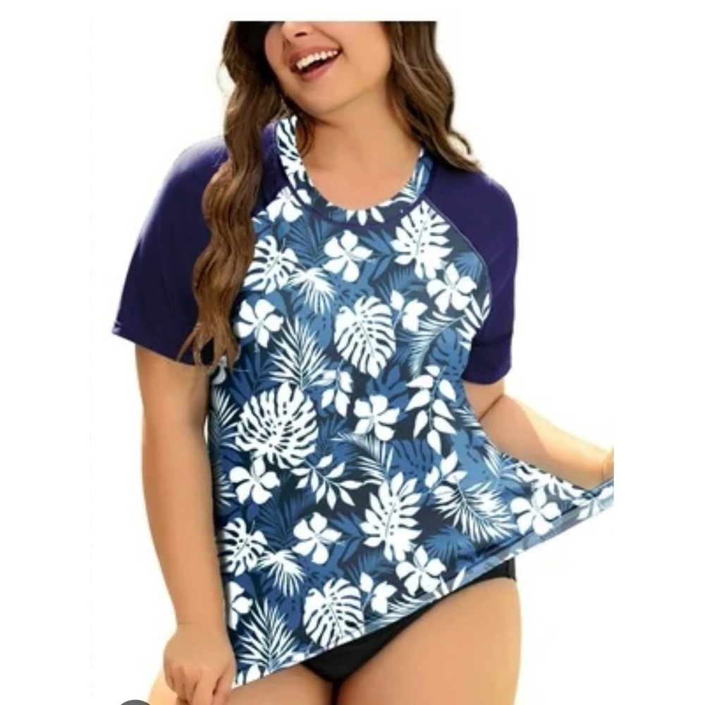 Women's Rashguard Swimming Suit Top 2XL bathing‎ swimsuit